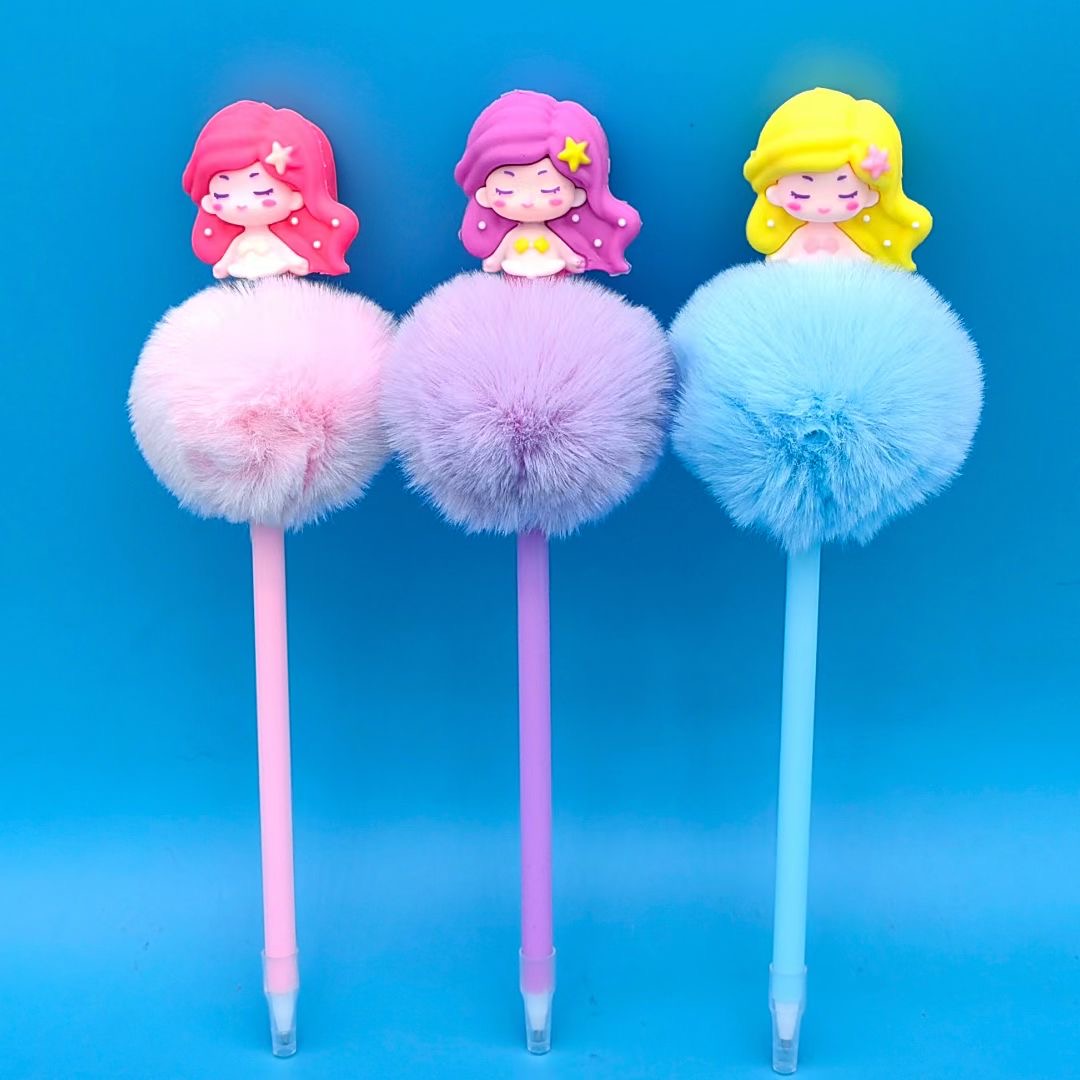 MERMAID POMPOM PEN